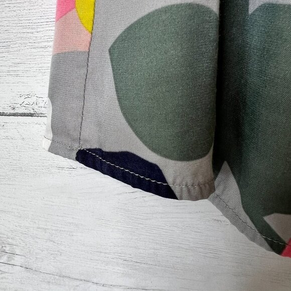 Boden Blouse Womens Size US 2 Colorful Ravello Floral Silk Blend Springtime - Picture 6 of 15